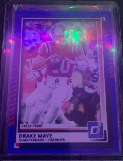 2025 Panini Donruss #58 Drake Maye — front