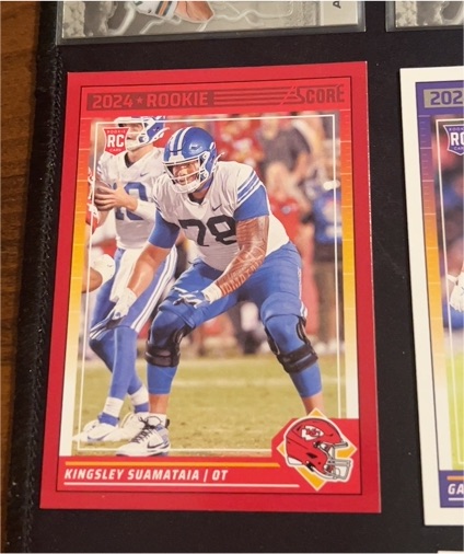 2024 Panini Score #331 Kingsley Suamataia — front