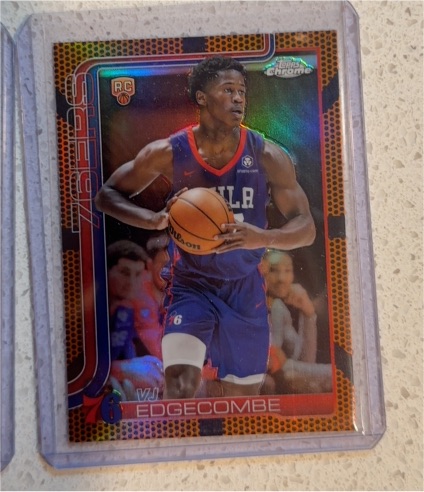 2025-26 Topps Chrome #253 VJ Edgecombe — front
