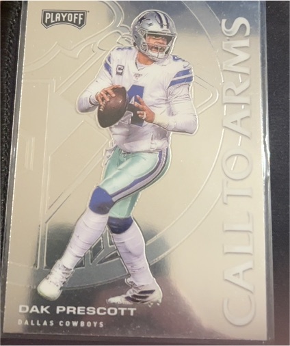 2020 Panini Playoff Call to Arms #CA-4 Dak Prescott — front