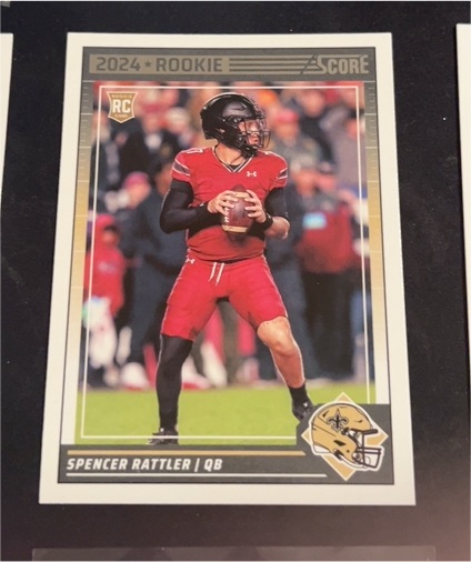 2024 Panini Score #345 Spencer Rattler Rookie — front