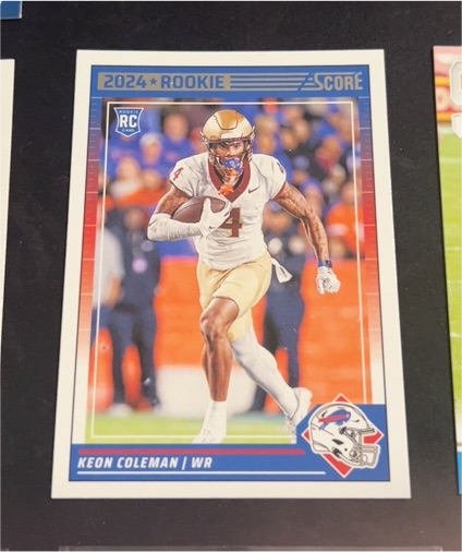2024 Panini Score #337 Keon Coleman — front