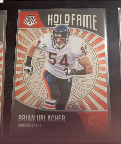 2021 Panini Mosaic #16 Brian Urlacher HoloFame — front