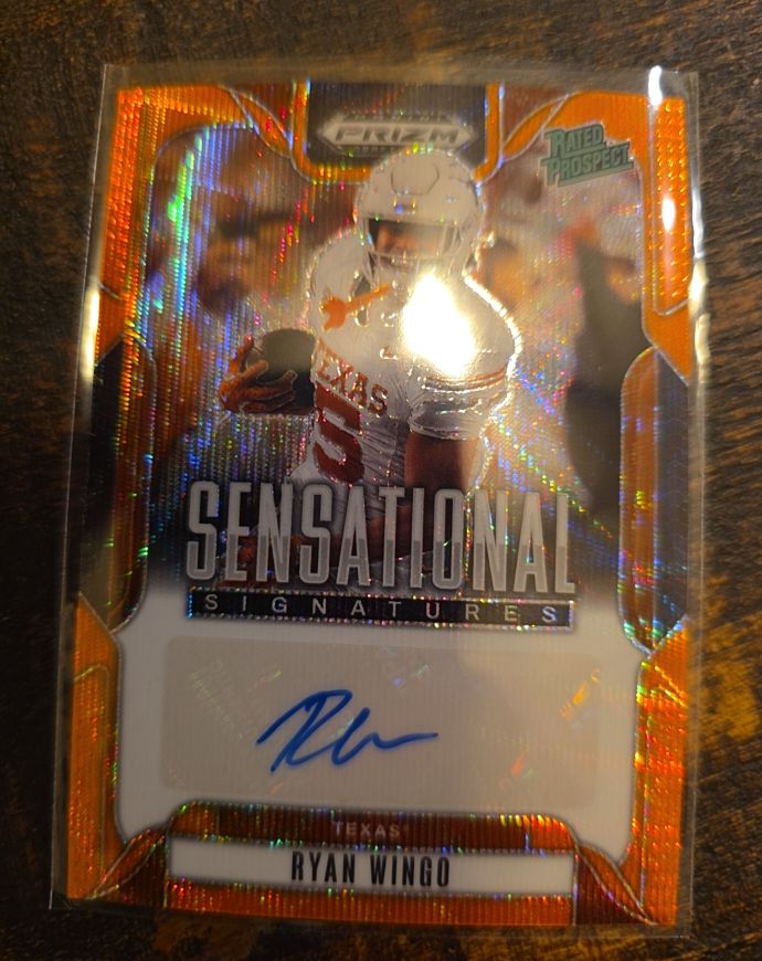 2025 Panini Prizm Sensational Signatures #SS-RW Ryan Wingo — front