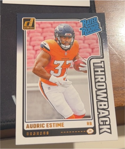 2024 Donruss Throwback Rated Rookie #19 Audric Estime — front