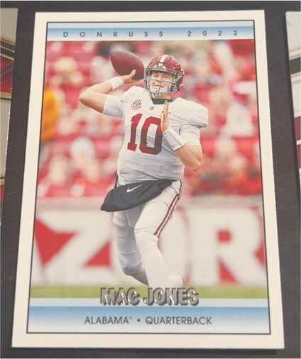 2022 Panini Chronicles Donruss Draft Picks #25 Mac Jones — front