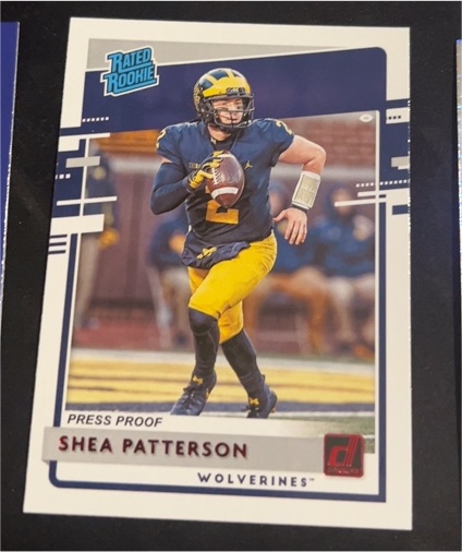 2020 Donruss Rated Rookie #23 Shea Patterson — front