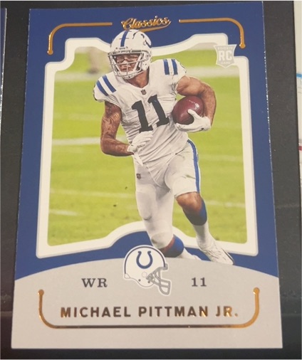 2020 Panini Chronicles Classics #CL-21 Michael Pittman Jr. — front