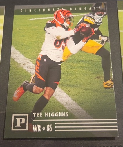 2020 Panini Chronicles #PA-19 Tee Higgins — front