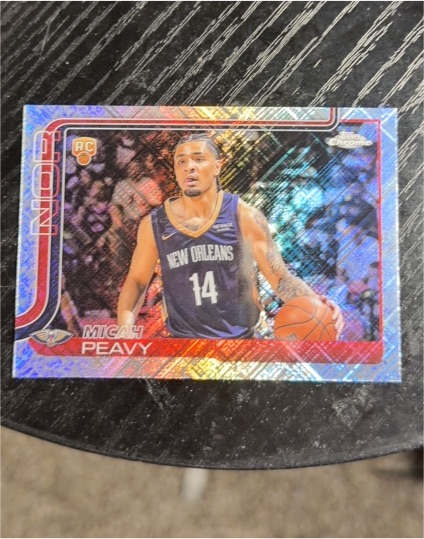 2025-26 Topps Chrome #291 Micah Peavy — front