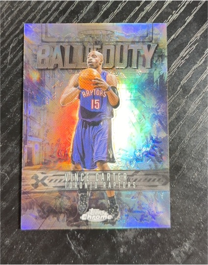 2025-26 Topps Chrome #BD-20 Vince Carter Ball of Duty — front