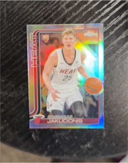 2025-26 Topps Chrome #270 Kasparas Jakucionis — front