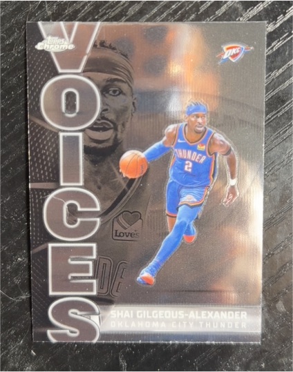 2025-26 Topps Chrome #VS-3 Shai Gilgeous-Alexander Voices — front