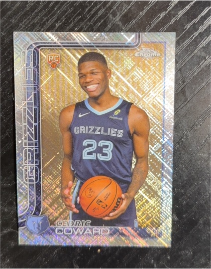 2025-26 Topps Chrome #261 Cedric Coward — front