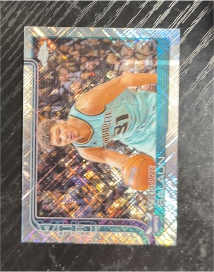 2025-26 Topps Chrome RayWave Refractor #8 Tidjane Salaun — front