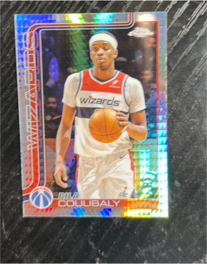 2025-26 Topps Chrome #208 Bilal Coulibaly — front