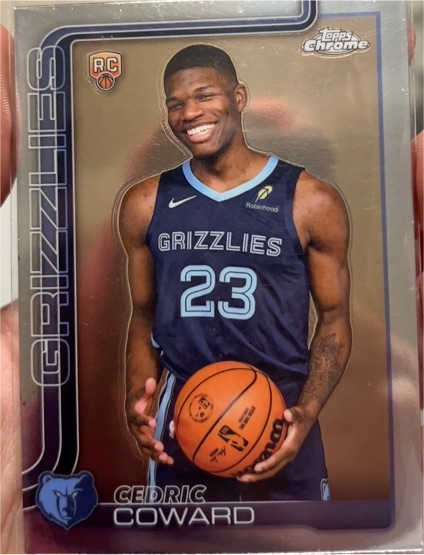 2025-26 Topps Chrome #261 Cedric Coward — front