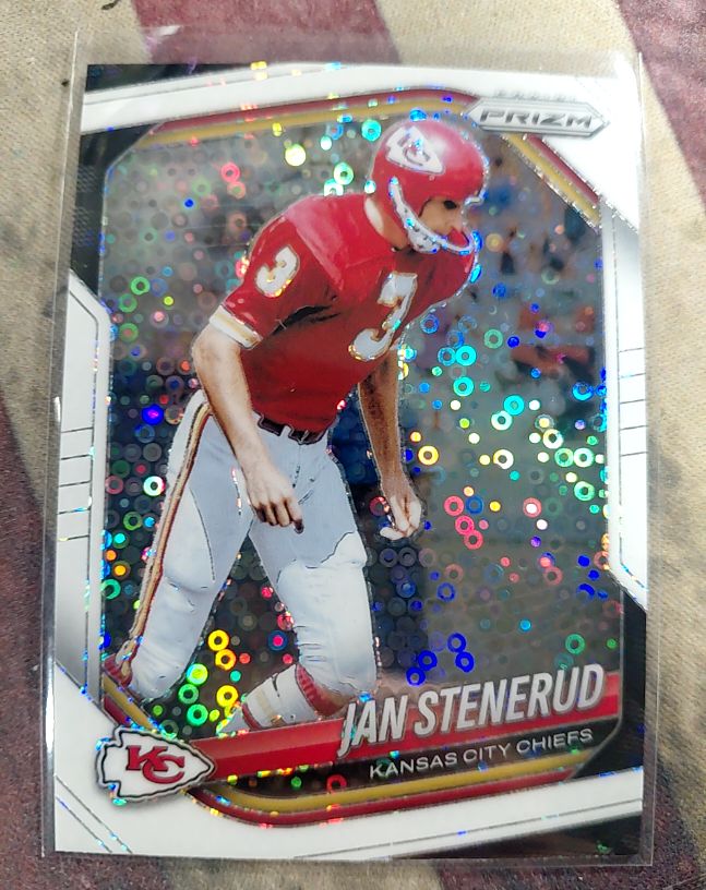 2025 Panini Prizm Jan Stenerud Kansas City Chiefs — front