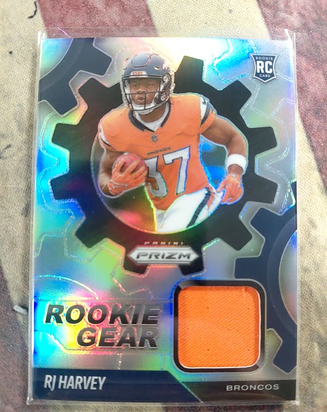 2025 Panini Prizm Rookie Gear #RGR-RHY RJ Harvey — front