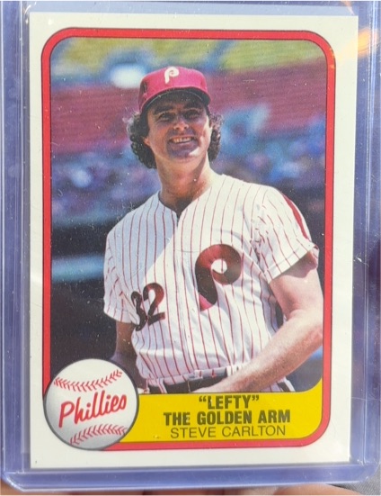 1981 Fleer #660 Steve Carlton — front