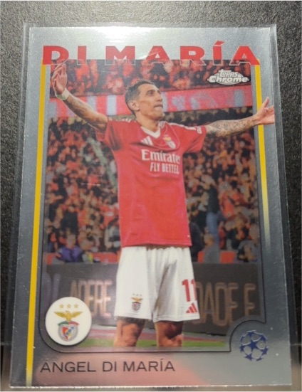 2024-25 Topps Chrome UEFA Club Competitions #60 Angel Di María — front