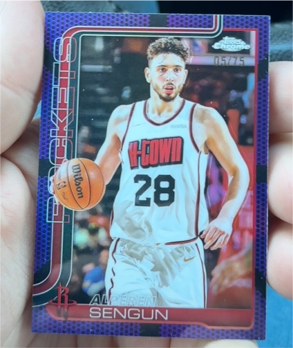 2025-26 Topps Chrome #98 Alperen Sengun — front