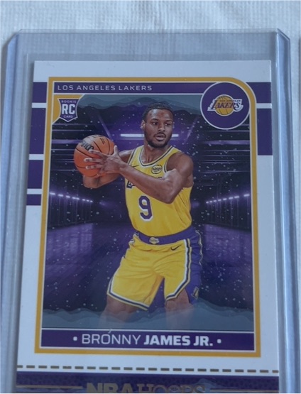 2024-25 Panini NBA Hoops #280 Bronny James Jr. — front