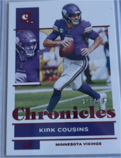 2021 Panini Chronicles #51 Kirk Cousins — front