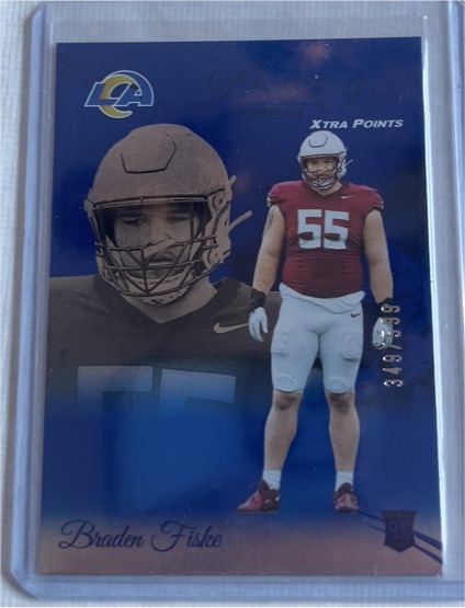 2024 Panini Prestige Xtra Points #349 Braden Fiske — front