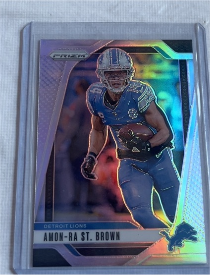 2024 Panini Prizm #95 Amon-Ra St. Brown — front
