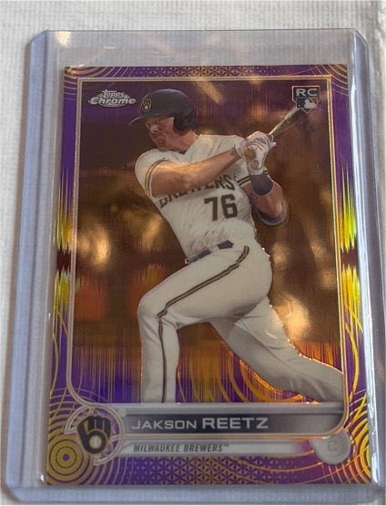 2022 Topps Chrome Sonic #157 Jakson Reetz — front
