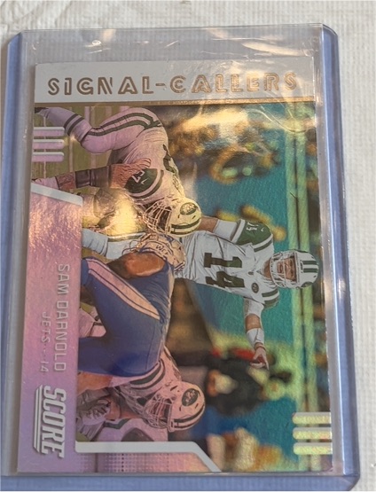 2019 Panini Score #SC-24 Sam Darnold Signal-Callers — front