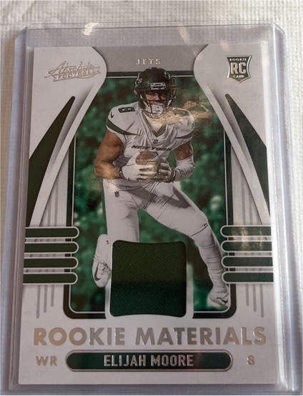 2021 Panini Absolute Rookie Materials #ARM-EMO Elijah Moore — front