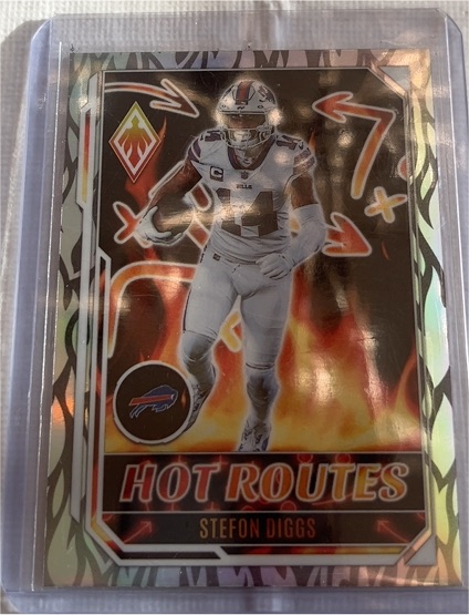2022 Panini Phoenix Hot Routes #HR-14 Stefon Diggs — front