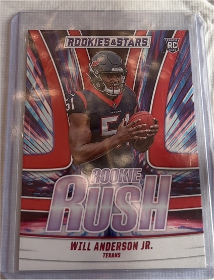 2023 Panini Rookies & Stars #RR-18 Will Anderson Jr. Rookie Rush — front