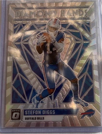 2023 Panini Donruss Optic Diamond Hands Stefon Diggs — front