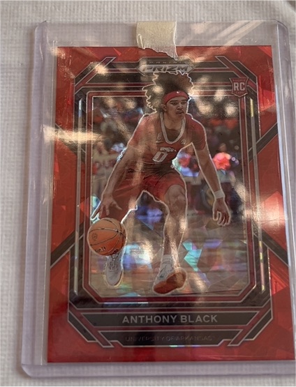 2023 Panini Prizm Draft Picks #68 Anthony Black Red Ice — front