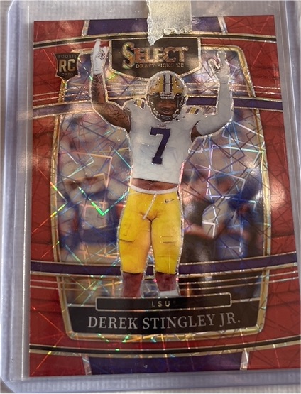 2022 Panini Select Draft Picks #20 Derek Stingley Jr. — front