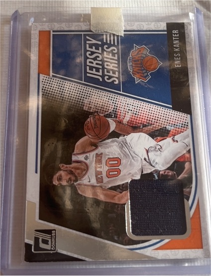 2018 Donruss #JS-EKT Enes Kanter Jersey Series — front