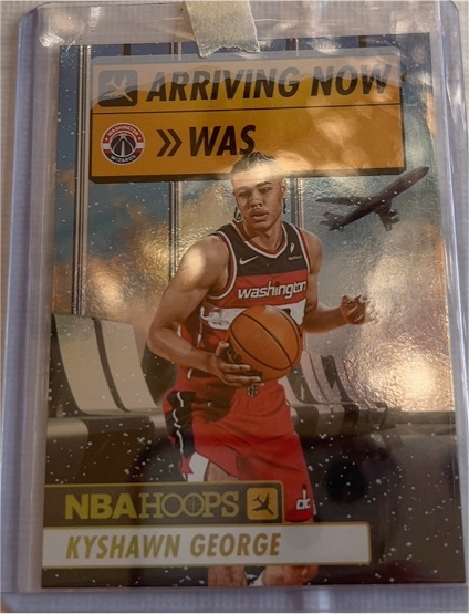 2024-25 Panini NBA Hoops Arriving Now #18 Kyshawn George — front