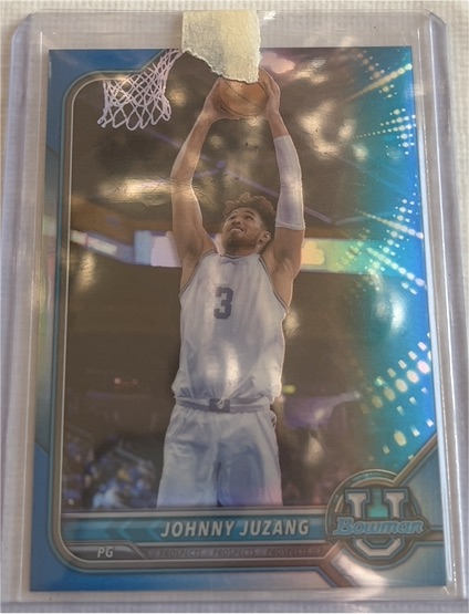 2021-22 Bowman University #97 Johnny Juzang — front