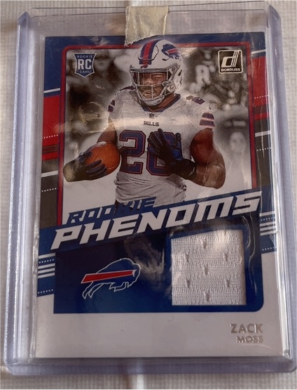 2020 Donruss Rookie Phenoms #RP-ZM Zack Moss — front