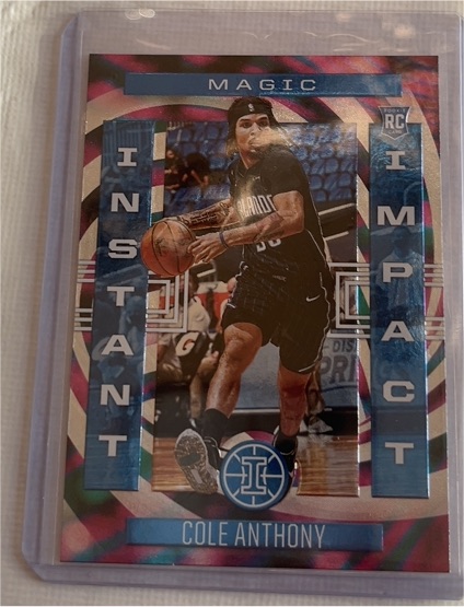 2020-21 Panini Illusions #24 Cole Anthony Instant Impact — front