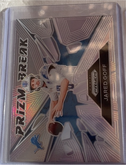 2024 Panini Prizm #9 Prizm Break Jared Goff — front