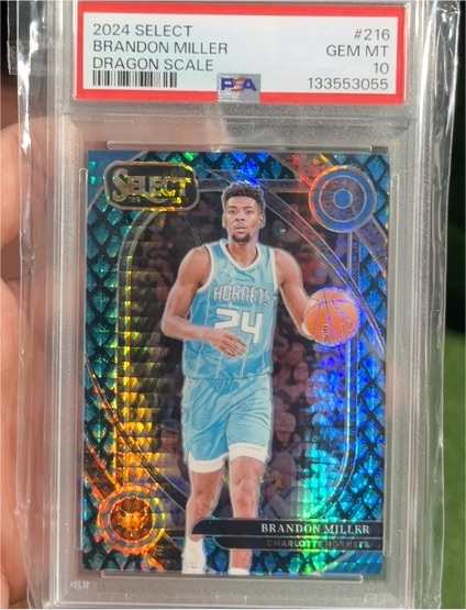 2024 Panini Select #216 Brandon Miller — front