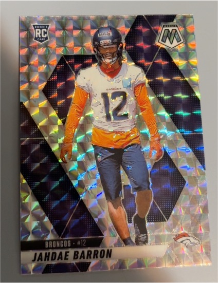 2025 Panini Mosaic #361 Jahdae Barron — front