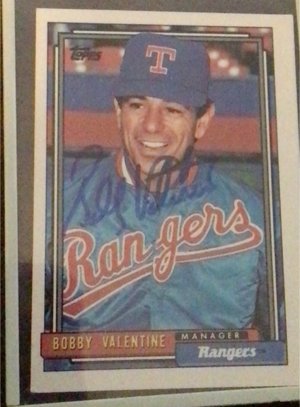 1992 Topps #789 Bobby Valentine — front