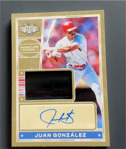 2025 Leaf Lumber Signature & Barrel Juan González — front
