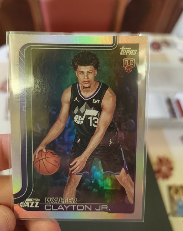 2025-26 Topps #218 Walter Clayton Jr. RC Utah Jazz — front