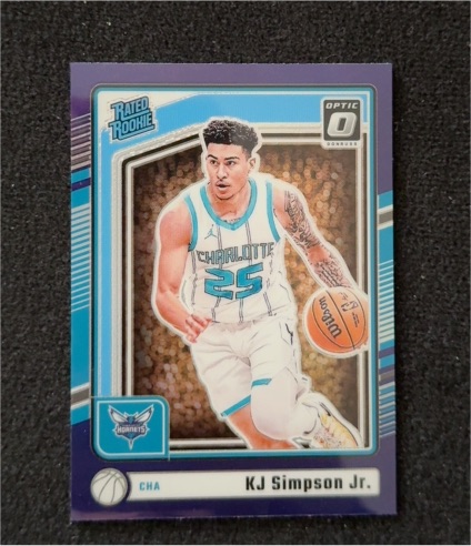 2024-25 Panini Donruss Optic #294 KJ Simpson Jr. — front